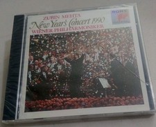 ZUBIN MEHTA New Year's Concert Wiener Philharmoniker Sony Classical CD 1990 NEW 