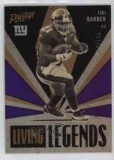 2021 Panini Prestige Living Legends Xtra Points Purple /149 Tiki Barber 0rd2