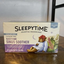 Celestial Seasonings Wellness Tea Sleepytime Sinus Soother 1 Box 20 Tea Bags New