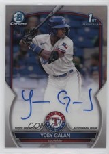 2023 Bowman Chrome Prospect Auto Refractor 129/499 Yosy Galan #CPA-YGA Auto 2a9