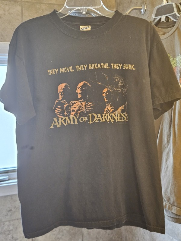 Army of Darkness T-SHIRT L Large Mens Evil Dead Ash Williams Raimi Horror