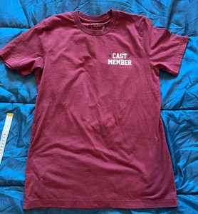 Disney Cast Member Shirt Teamwork Makes the Dream Work Mickey Friends Medium