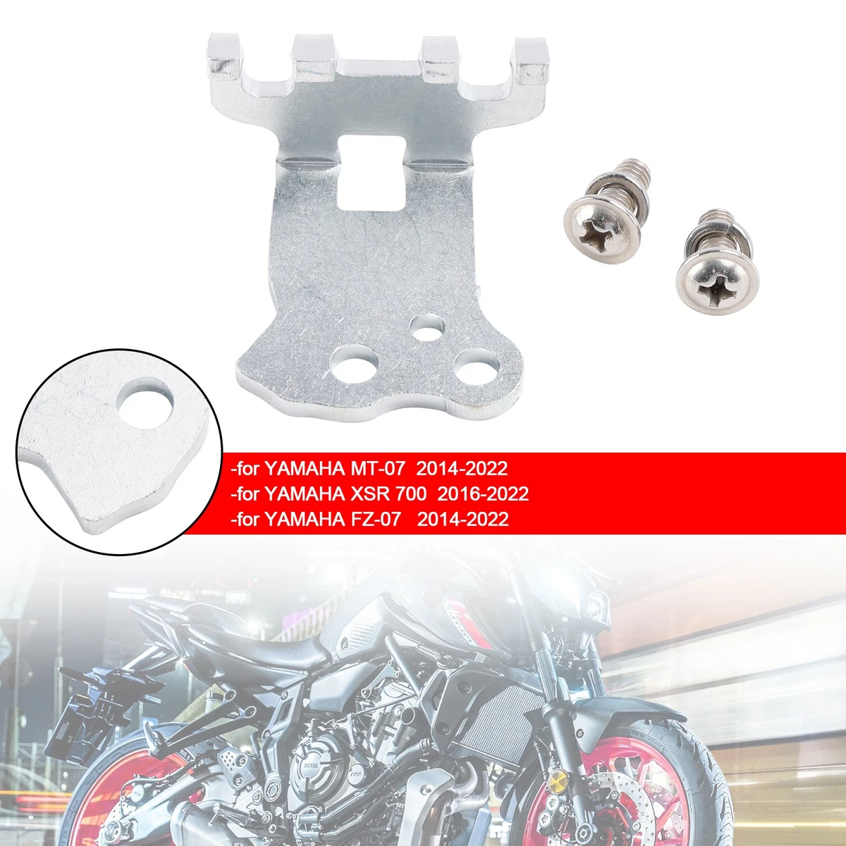 Ailerons Downforce Naked Latéraux rouge - Yamaha MT-07 2021-24 Ailerons Downforce Naked Latéraux rouge - Yamaha MT-07 2021-24
