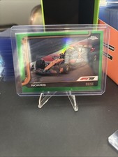 2025 Topps Chrome Formula 1 - F1 Cars Lando Norris #77 Green Refractor /99