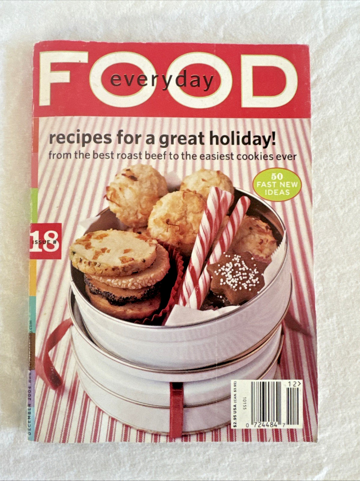 Everyday Food Magazine December 2004 Issue 18 Holiday Recipes Pillsbury Martha S