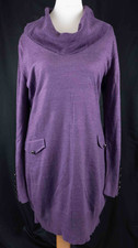 Wallis Purple Long Sleeve Large Dress Pre-Owned