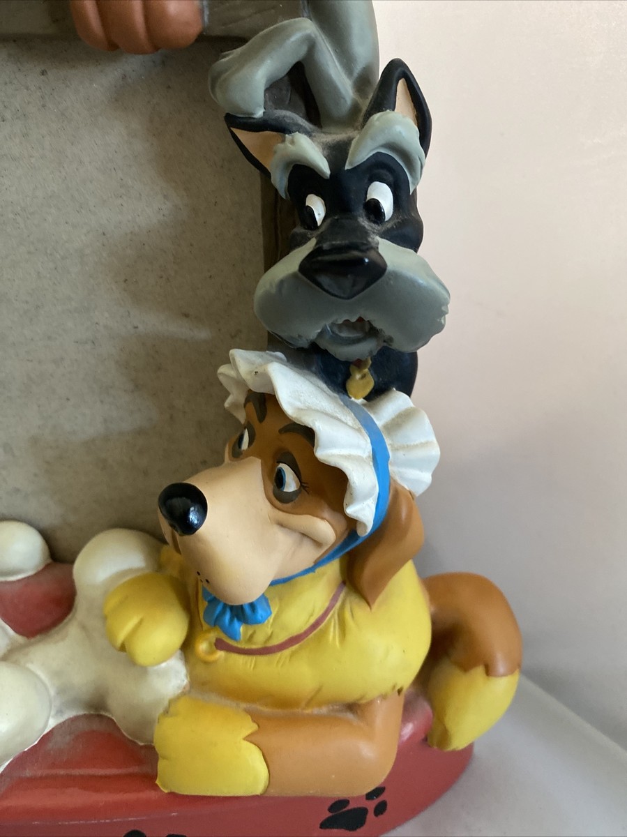 Walt Disney Dogs Characters Big Heavy Figurine Frame Statue (READ