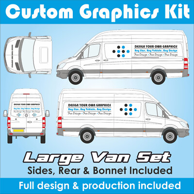 Mercedes Spritner LWB Grafik Kit VAN - Decals - Schriftzug - Schildschrift