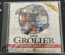 1998 Grolier Multimedia Encyclopedia for Windows NIP sealed