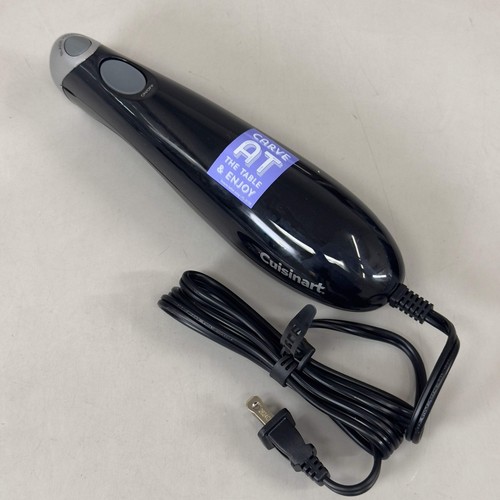 CUISINART Electric Knife w/ Ergonomic Nonslip Handle & Removable Blade Black CEK - Picture 6 of 8
