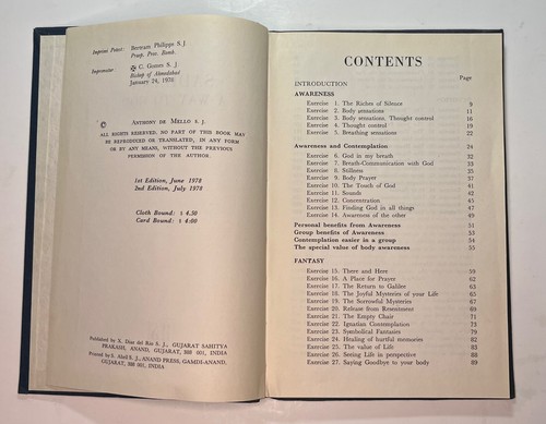 Sadhana - a Way to God, Anthony de Mello, 2nd Edition, 1978, Vintage - Imagen 4 de 6