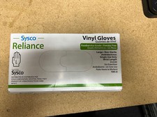 Sysco Vinyl Gloves. Med, Lg Xlg Sizes Available
