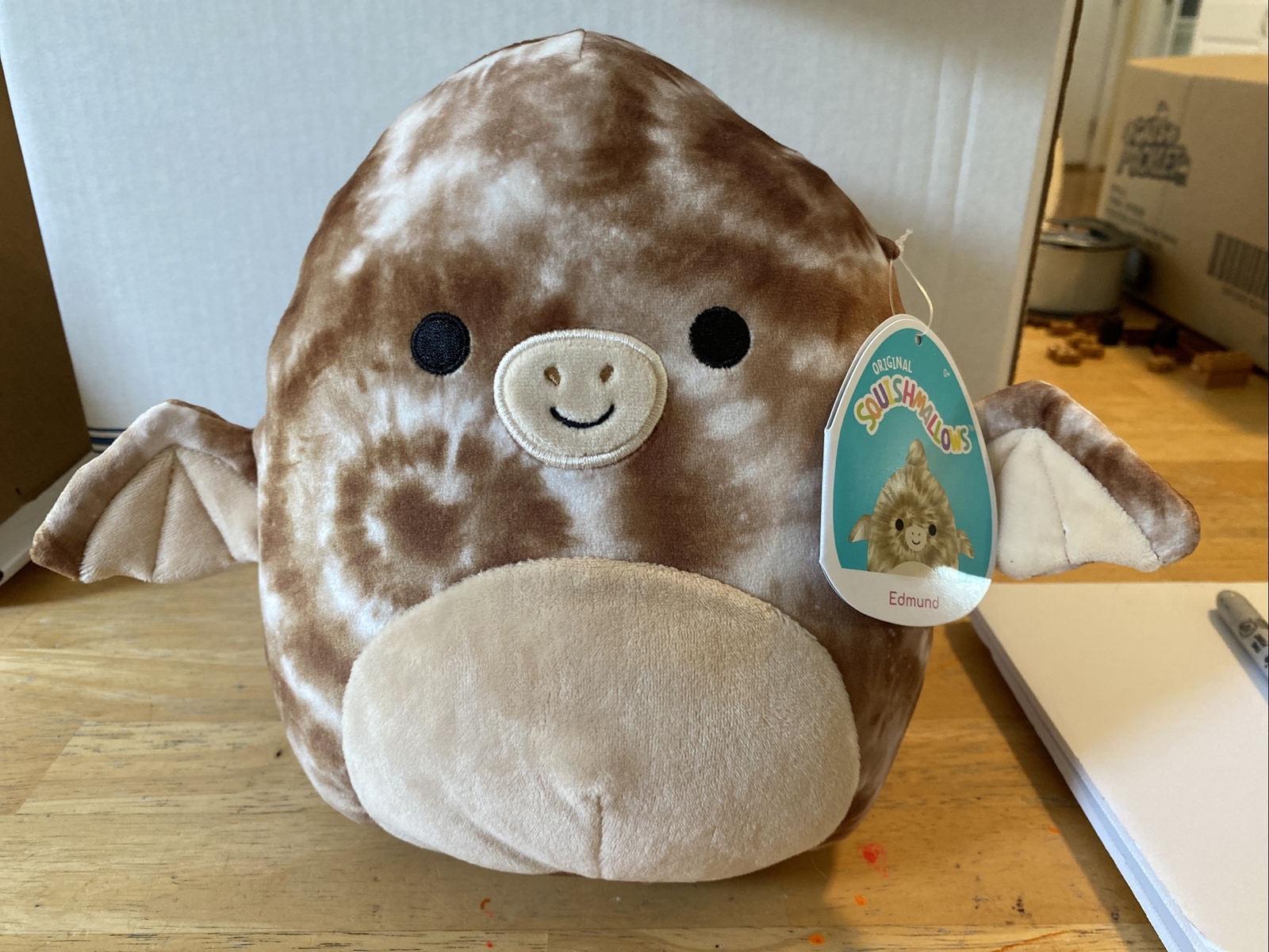 brown pterodactyl squishmallow