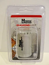 New M. K. Morse 1-1/4" Diamond Grit Hole Saw, DG20C 