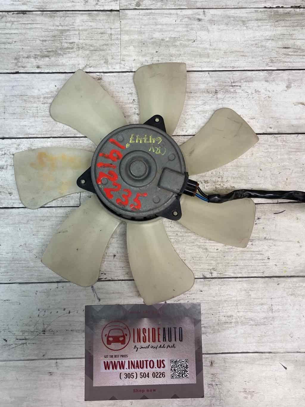Honda CRV cooling fan 2010 2014 2.4L electric motor & blades OEM 38616RB0003