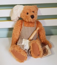 THE GANZ COTTAGE TEDDY BEAR  28CM TAGS! LORRAINE CHIEN! CC11007 DELICIOSO SECOND