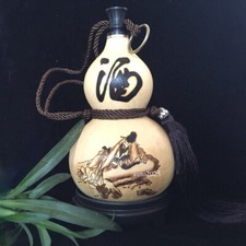 Natural Gourd Portable Water Bottle Wine Gourd Home Decoration Birthday Gift