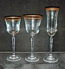 Vintage MIKASA "Wheaton" Crystal Stemware