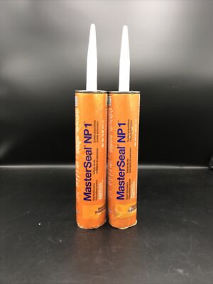 Lot Of 2, masterseal np1 High Performance Polyurethane Sealant 10.1 Fl Oz(300ml)