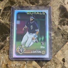 2024 Topps Series 2 Nick Loftin RC Rainbow Foil Parallel #506 Royals A-3