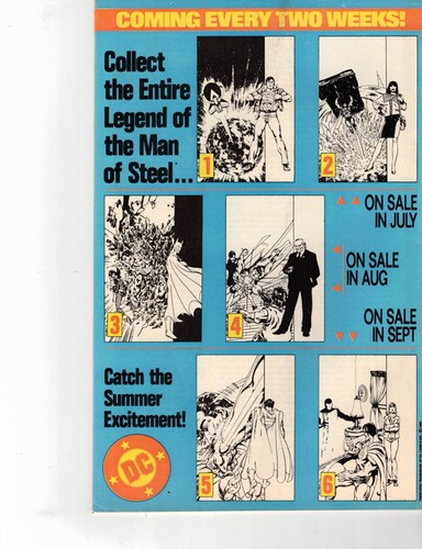 SUPERMAN THE MAN OF STEEL NO. 1 DC COMICS 1986 - Picture 2 of 2