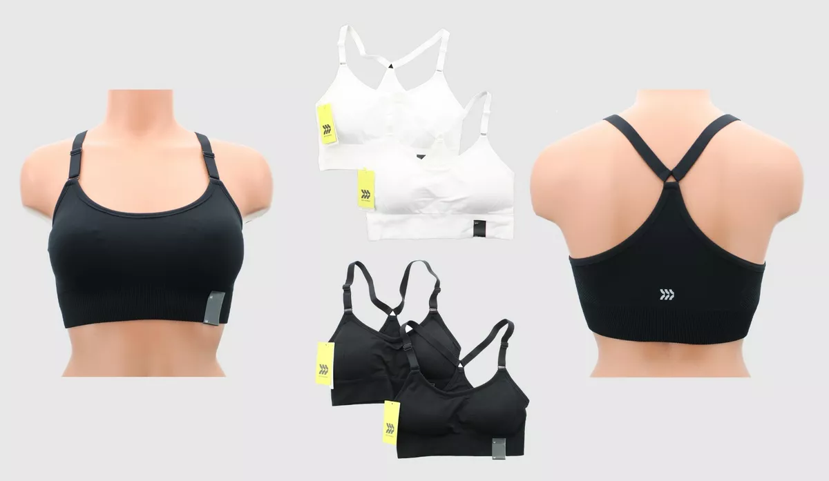 All in Motion Sports Bras, Medium Support Womens Seamless