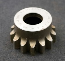 PWS Glockenschneidrad f&uuml;r Zahnwellen DIN5480 m=5mm EGW 30&deg; Z=14 &Oslash;81x45x&Oslash;1 1/4"
