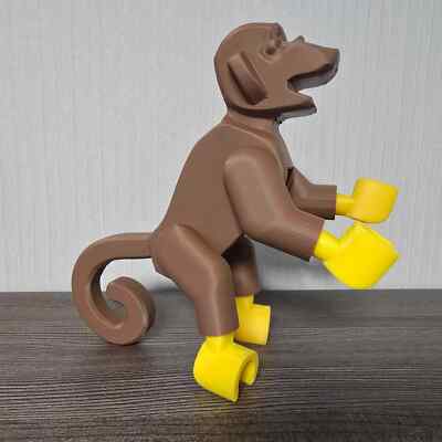 3D PRINTED - LARGE BRICK MONKEY LEGO INSPIRED  CHARACTER