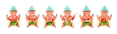 Crafts Arts & Rajasthan Ganesh Musician Bawla Set Home Decor with 6 - Picture 1 of 4