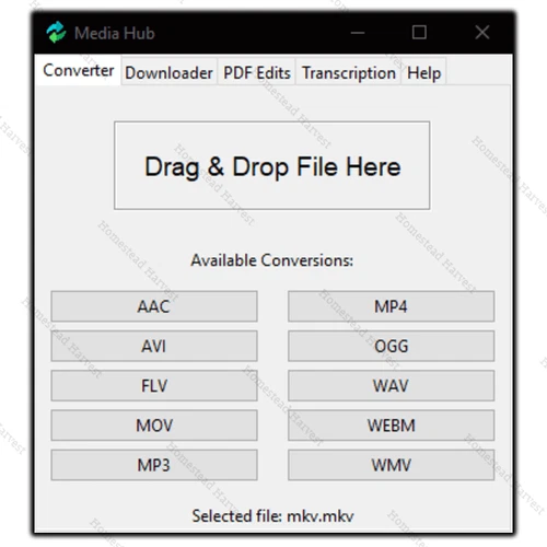 MediaHub - Media Converter, Downloader, PDF Editor & Transcription Tool