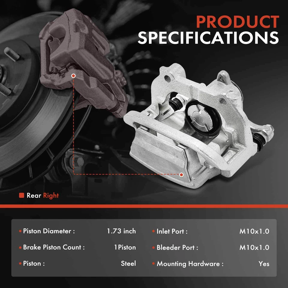 Тормозной суппорт для Mercedes-Benz GL550 X166 2013-2016 GL63 AMG задний правый под правую руку - Изображение 2 из 4