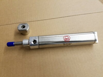 Risco Pneumatic Air Cylinder #11617102-5, 1/2'' Bore, 5'' Stroke, 1/4'' Ports