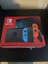 Nintendo Switch HAC-001(-01) Handheld Console - 32GB - Neon Blue/Red Joy-Con...