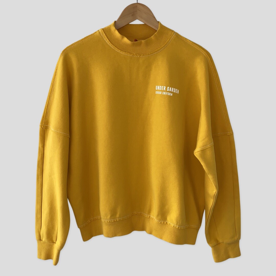 Under Garden Cotton Crew Neck Yellow Sweatshirt M | eBay