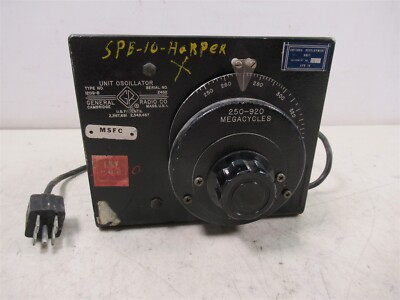 General Radio Unit Oscillator 1209-B with 250-920 Megacycles Vintage Lab Device