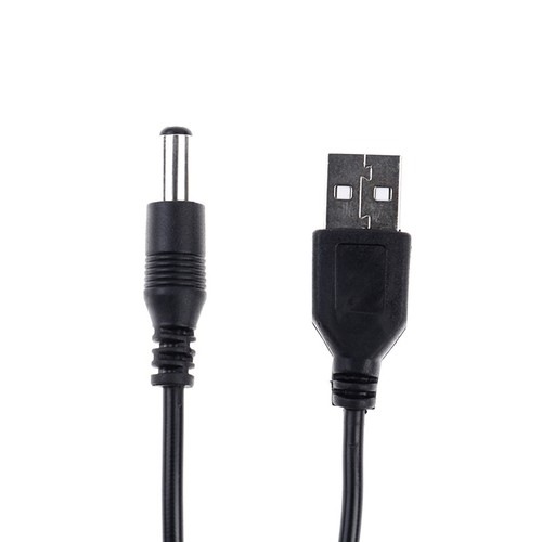 Câble de chargeur de charge d'alimentation de prise cc mâle à 3,5 mm d'usb