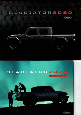 2020 Jeep Gladiator Sport Overland Rubicon Sales Brochure W/Buyes Guide NEW! 
