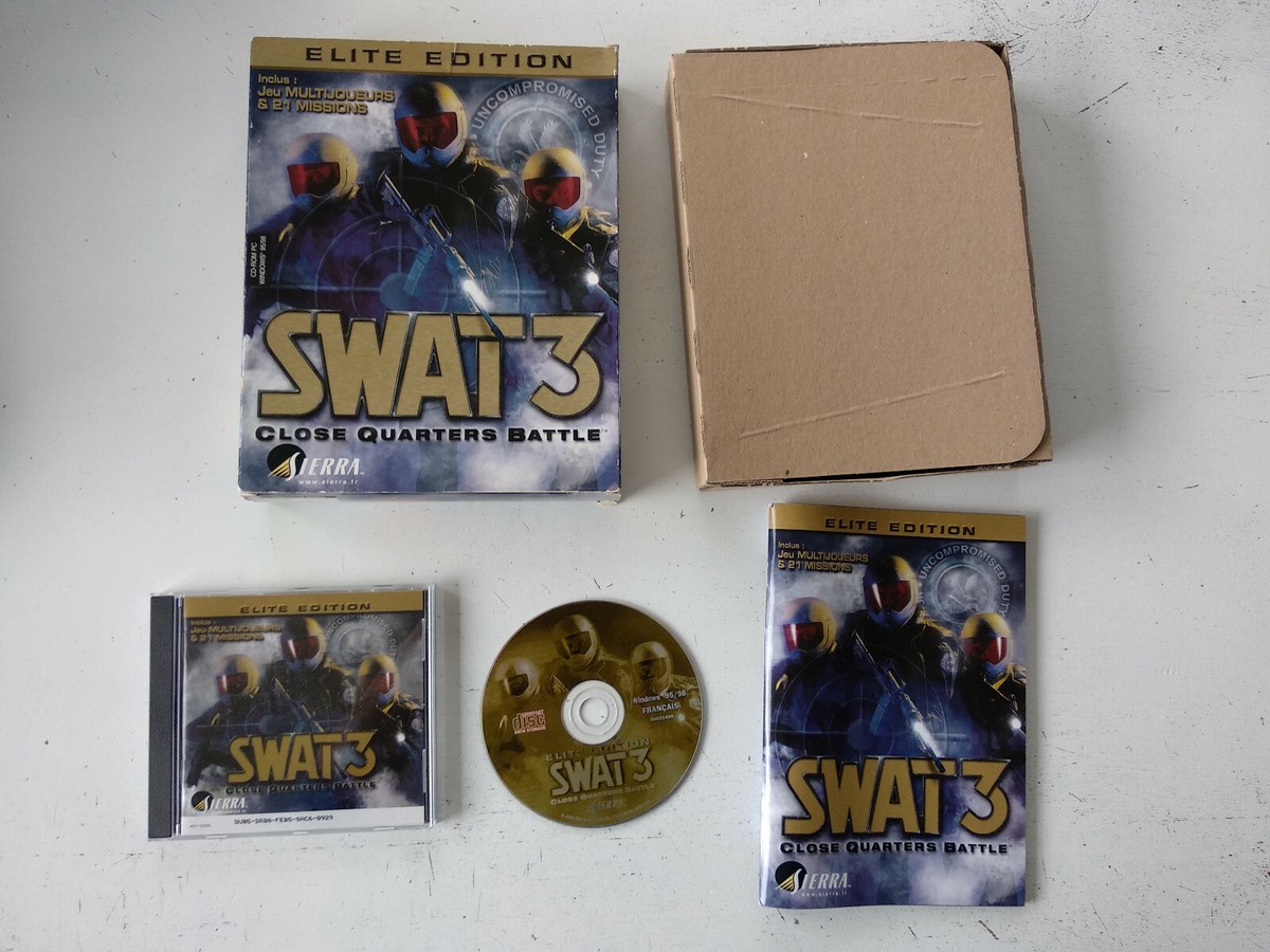 Intégrale Daryl Gates Police Quest SWAT 1, 2, 3, 4 Sur PC - Big Box Carton FR