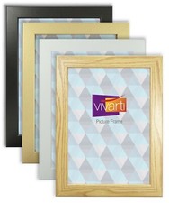 Vivarti Standard Picture Photo Frame Black White Oak Gold Maple A1 A2 A3 A4