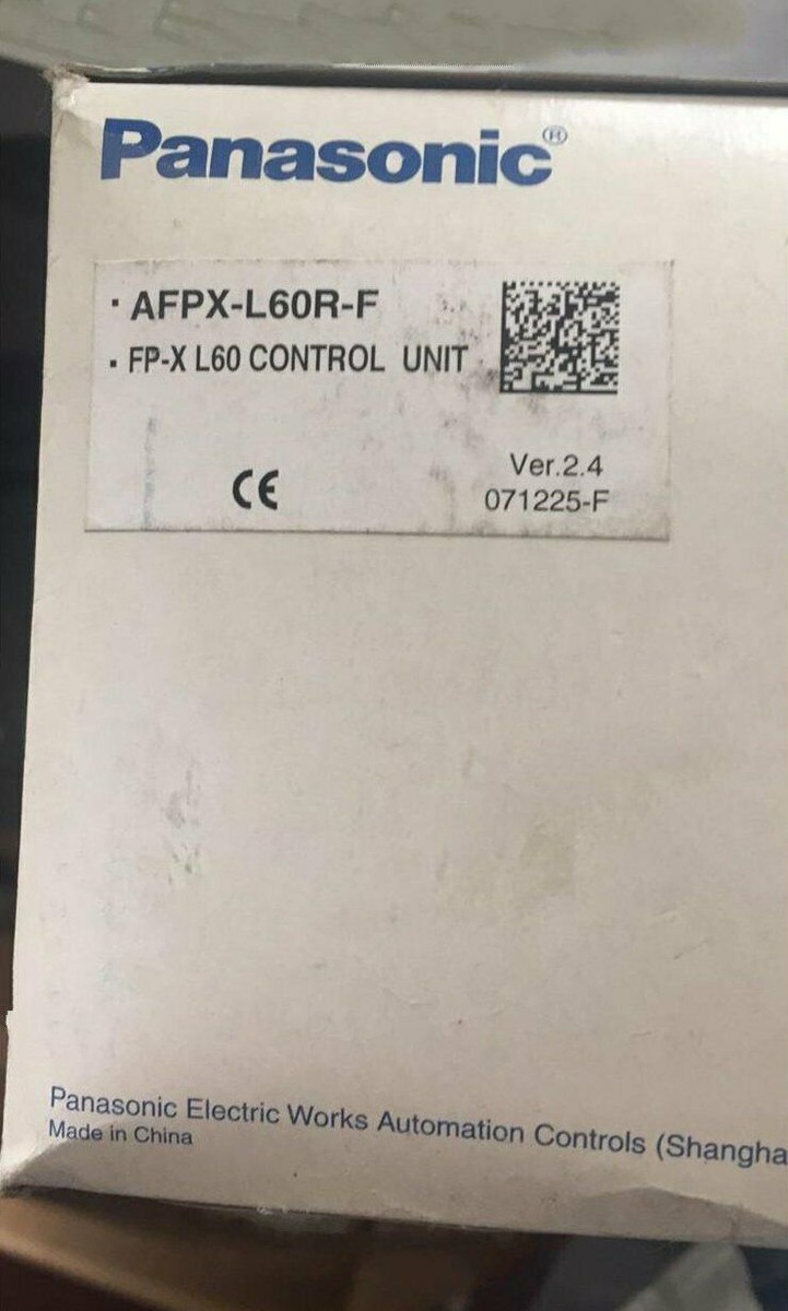 AFPX-L60R-F FP-X L60 For Panasonic New CONTROL UNIT Free AFPX-L60R-F FP-X L60 For Panasonic New CONTROL UNIT Free