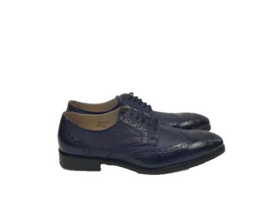 Antonio Cerrelli Elite Men\'s Blue Wingtip Oxford Shoes Croc Print Sizes 8.5 - 12 Antonio Cerrelli Elite Croc Print Shoes – Remo men main image 3