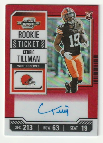 2023 Panini Contenders Optic Cedric Tillman #104