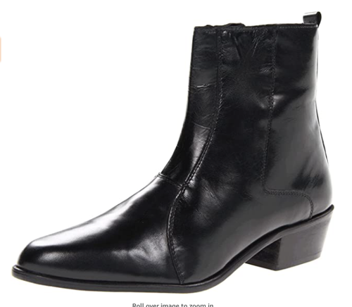 Stacy Adams Men's Santos Plain-Toe Side Zipper Boot Black size 6.5 M Santos Cuba - Picture 2 of 12