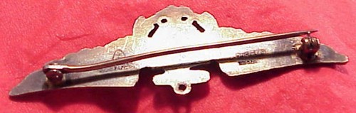 WWll US Navy Marine Corps USMC Piloto Alas NS Meyer Naval Aviator Segunda Guerra Mundial Bar Pin - Imagen 2 de 9