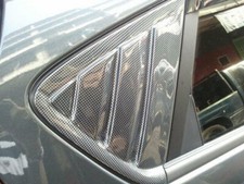 Carbon Rear Window Door Cover For Ford Fiesta 5 Door Hatchback 2011 2019