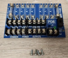 Altronix PD8 8-Output Fused Power Supply Distribution Card Board Module #2 READ