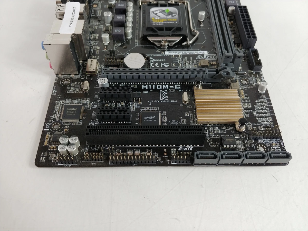 Asus H110M C LGA 1151 DDR4 SDRAM Desktop Motherboard