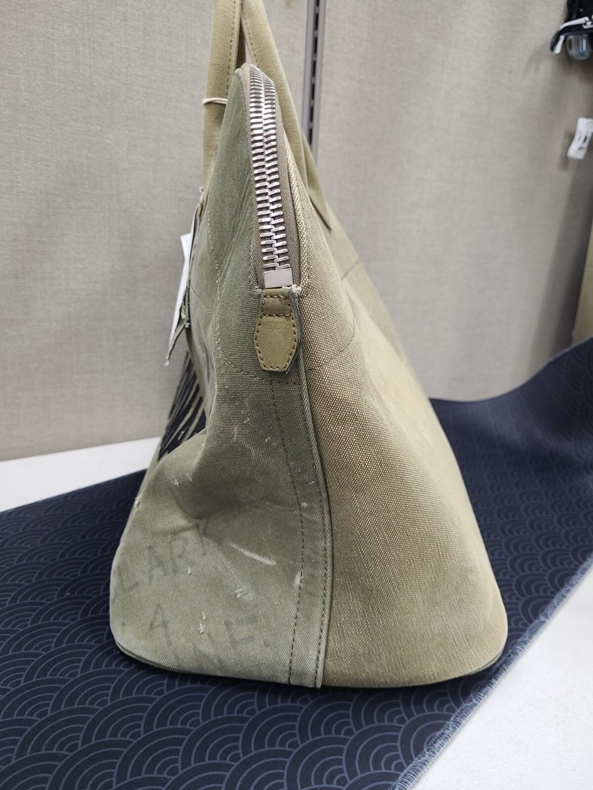 Authentic Readymade Daily Bag Made from US Army Duffle Bag Green image 7