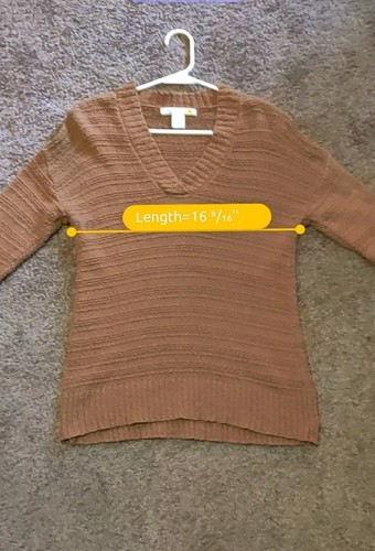 C&C California 100% Cotton Pull Over Sweater Women's Sz M ( Brown ) - Picture 7 of 9