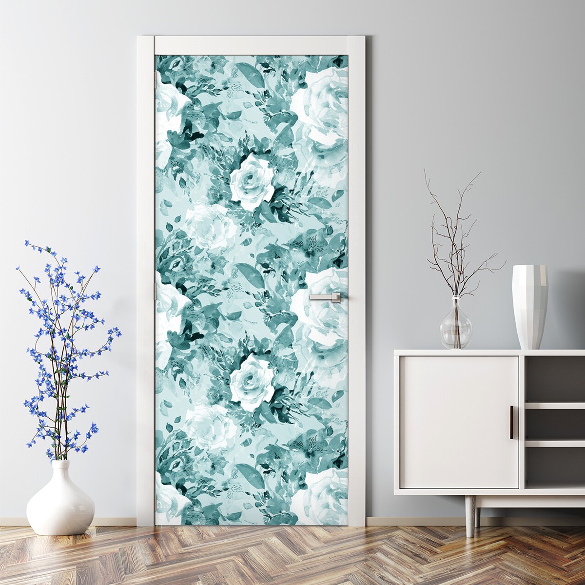 Door Adhesive Wallpaper